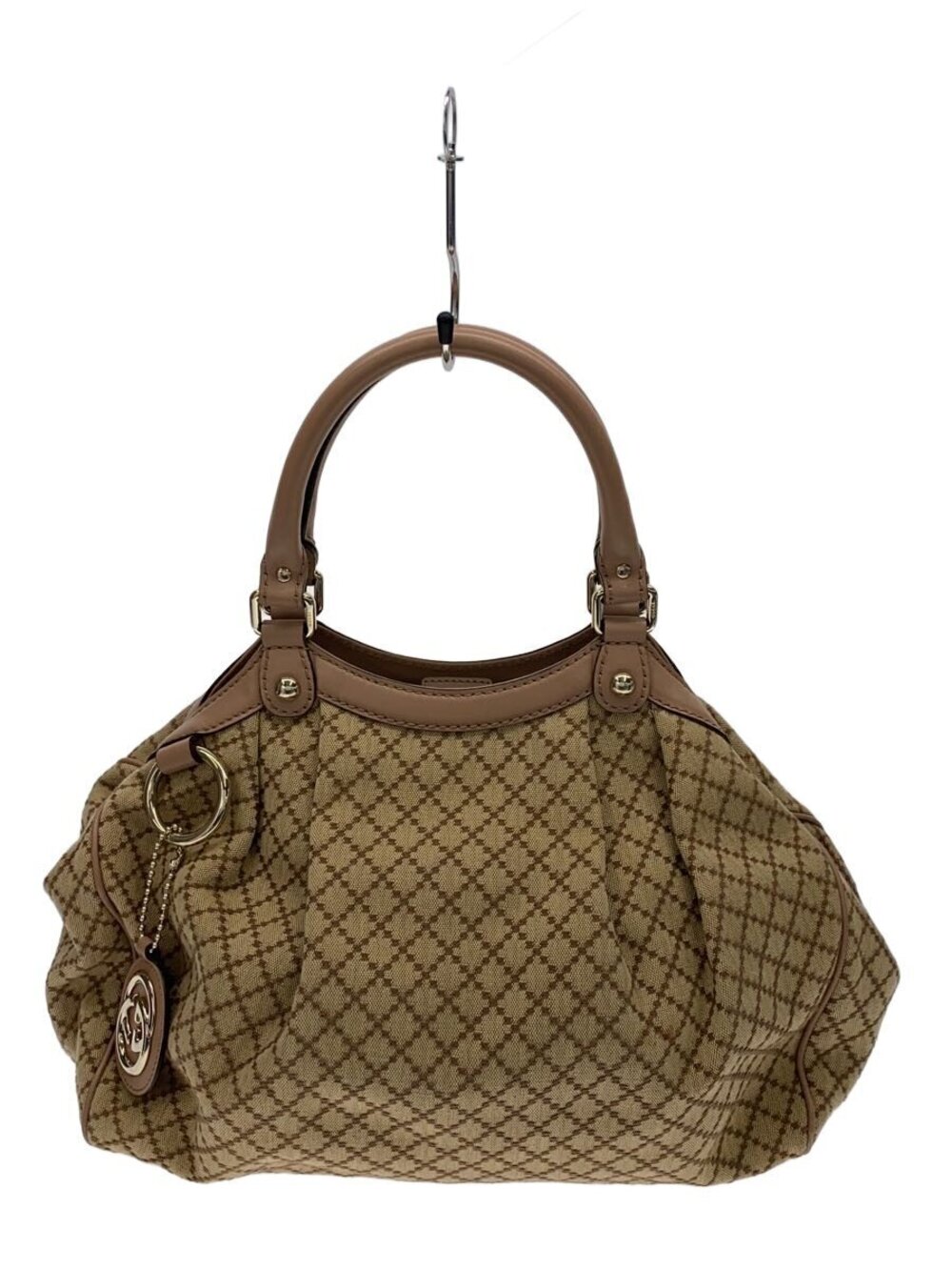 Gucci Handbag Sukey GG Canvas Pink Bag